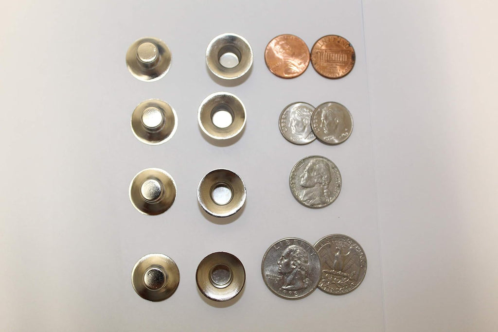 Metal Candle Cups with Round Flat Base - Use with Candelabra - Prevents from Wax Dripping - Candle Holders Perfect - Set of 90