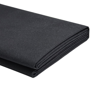 Canvas Fabric, 60" Wide Medium Weight 8 oz Duck Fabric for Quilting, Sewing, Crafts, Painting, Drop Cloths (Black)