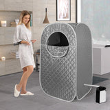 Portable Steam Sauna Box for Home,Personal Indoor Sauna Tent with 3L Steamer, 9-Level Steam, UV Atomization & Timer