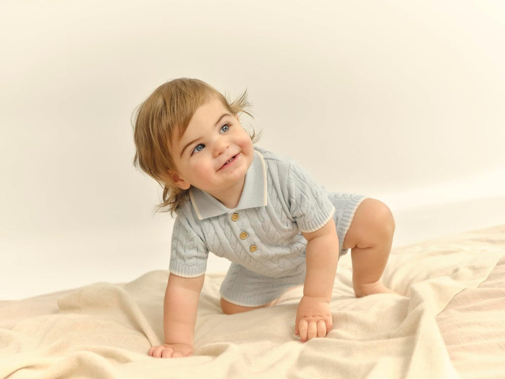 Baby And Long Sleeve Sweater and Pants piece Outfit Set