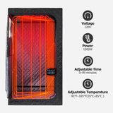 Smartamk Upgrade Portable Hot Air Sauna, 1 or 2 Person Home Sauna, 1500W & 149°F Dry Sauna Box