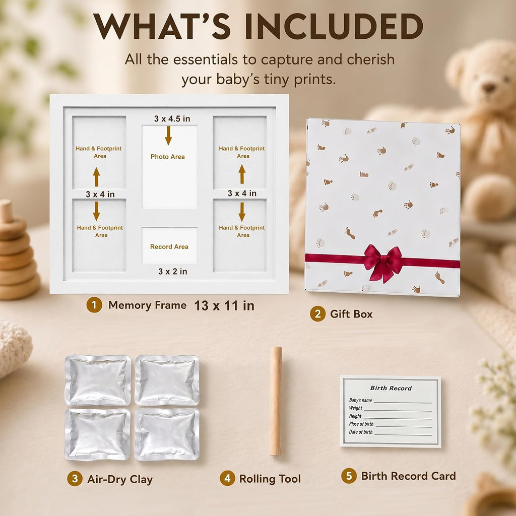 Baby Handprint & Footprint Kit,13x11