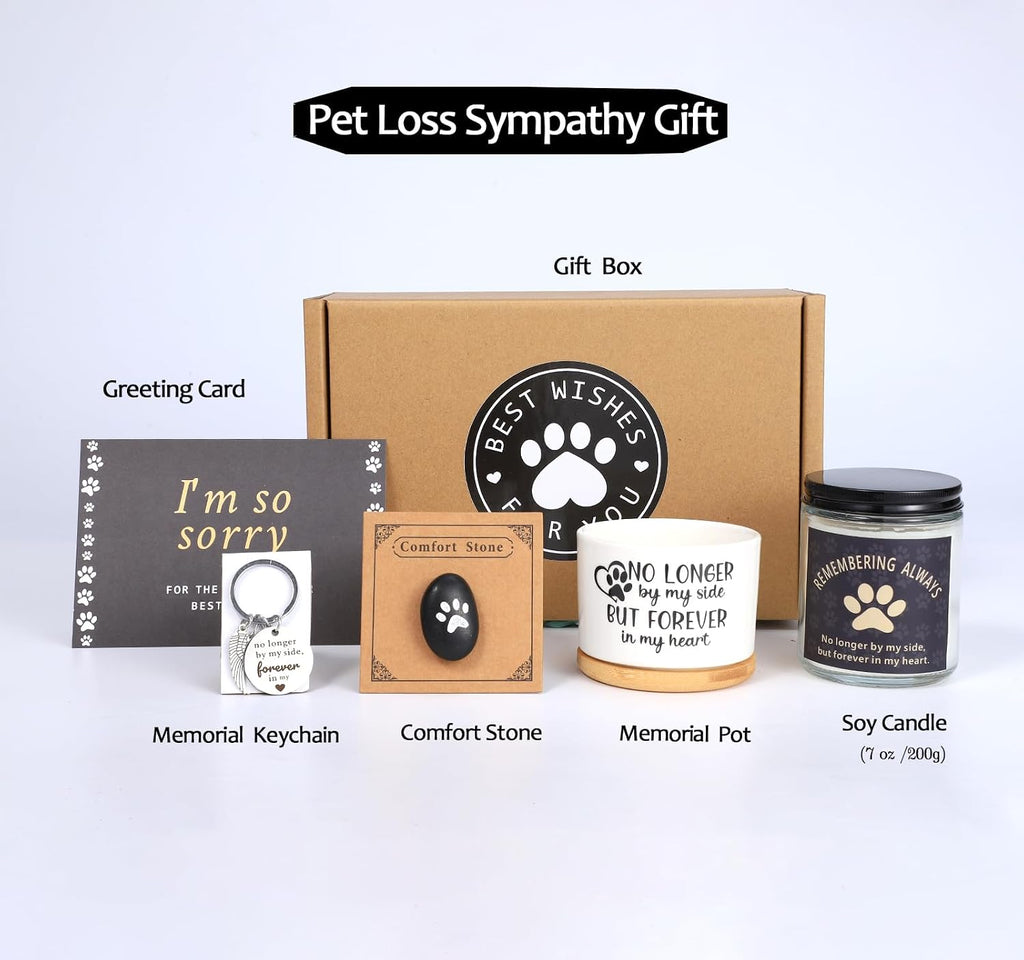 Loss of Dog Cat Pet Sympathy Gift, Dog Memorial Gifts for Loss of Dog, Dog Passing Away Bereavement Remembrance Gift