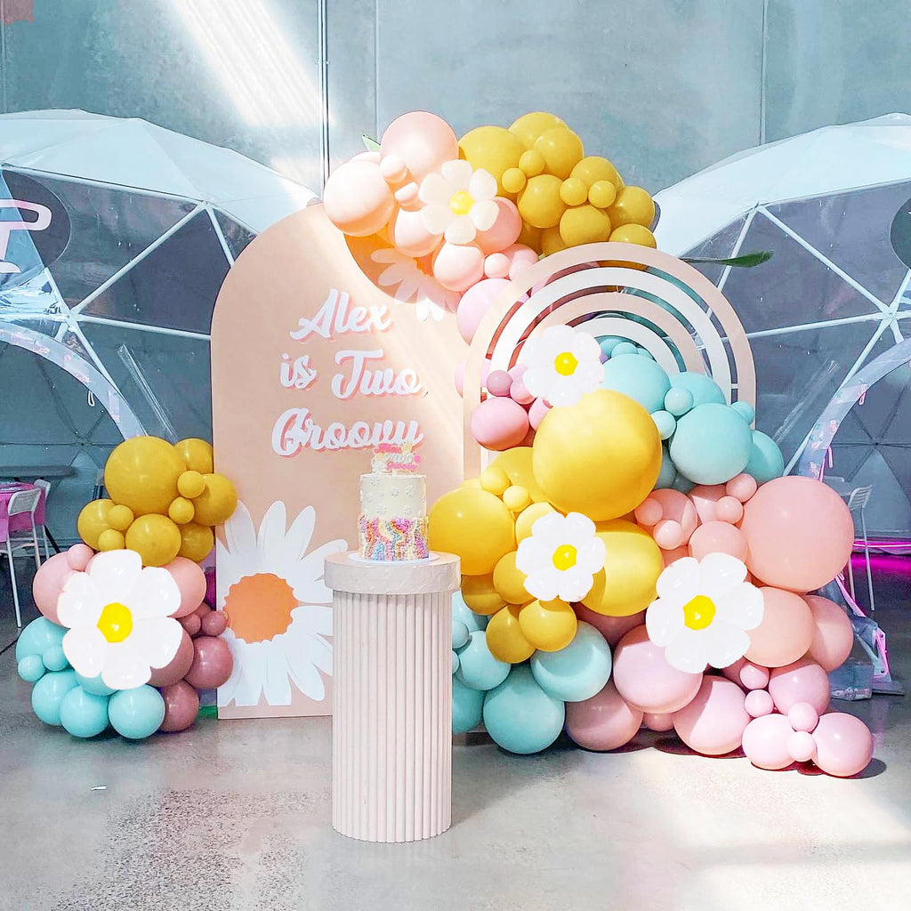 Balloon Arch Kit, Bendable 8FT and 6FT Half Balloon Arch Stand