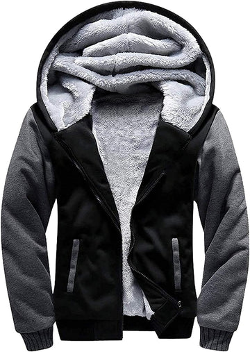 Boys Sherpa Lined Hoodie Kids Fleece Jacket Sweatshirt
