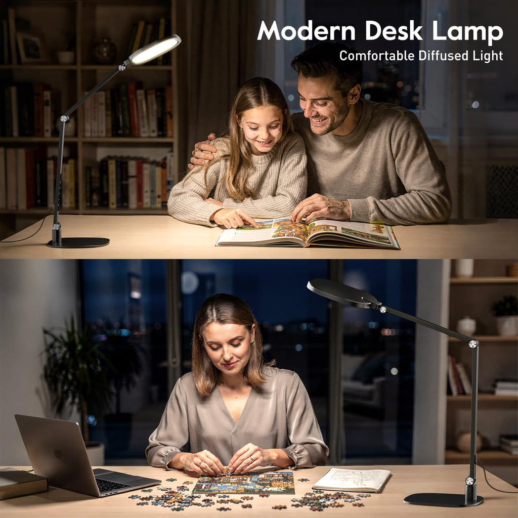 LED Desk Lamp, Soft Edge-lit Design - Modern Style