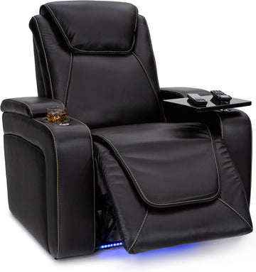 Paladin Home Theater Seating, Heat & Massage, Powered Headrest, Powered Lumbar, Italian Leather, Powered Recline