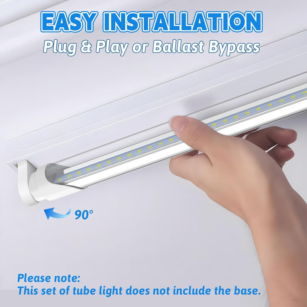 3FT LED Tube Light, T8 T10 T12 LED Light Bulb, 14W(30W Equiv.), 5000K Daylight, 1600LM, 36 Inch F30T12 Fluorescent
