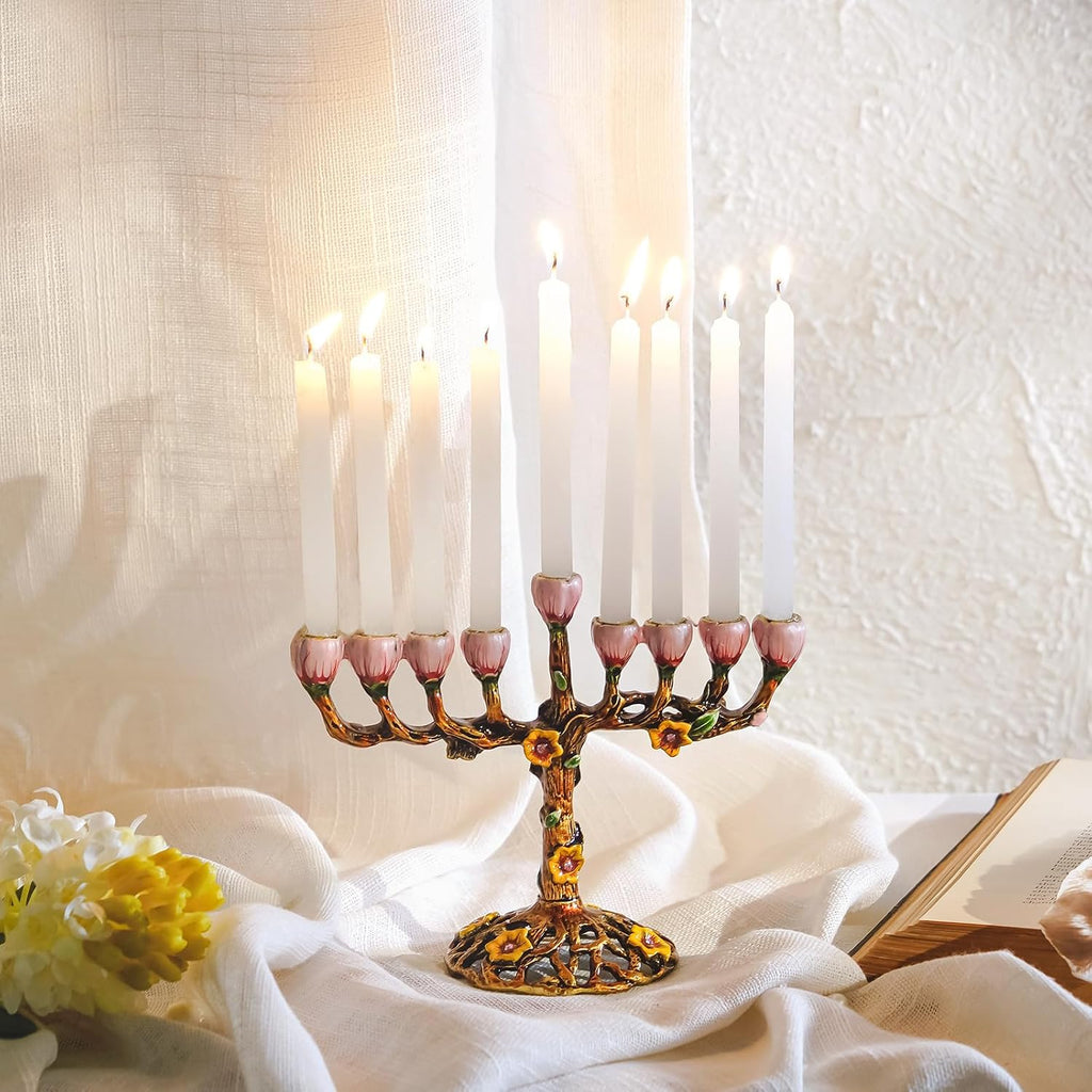 Hanukkah , Metal Jewish Candle