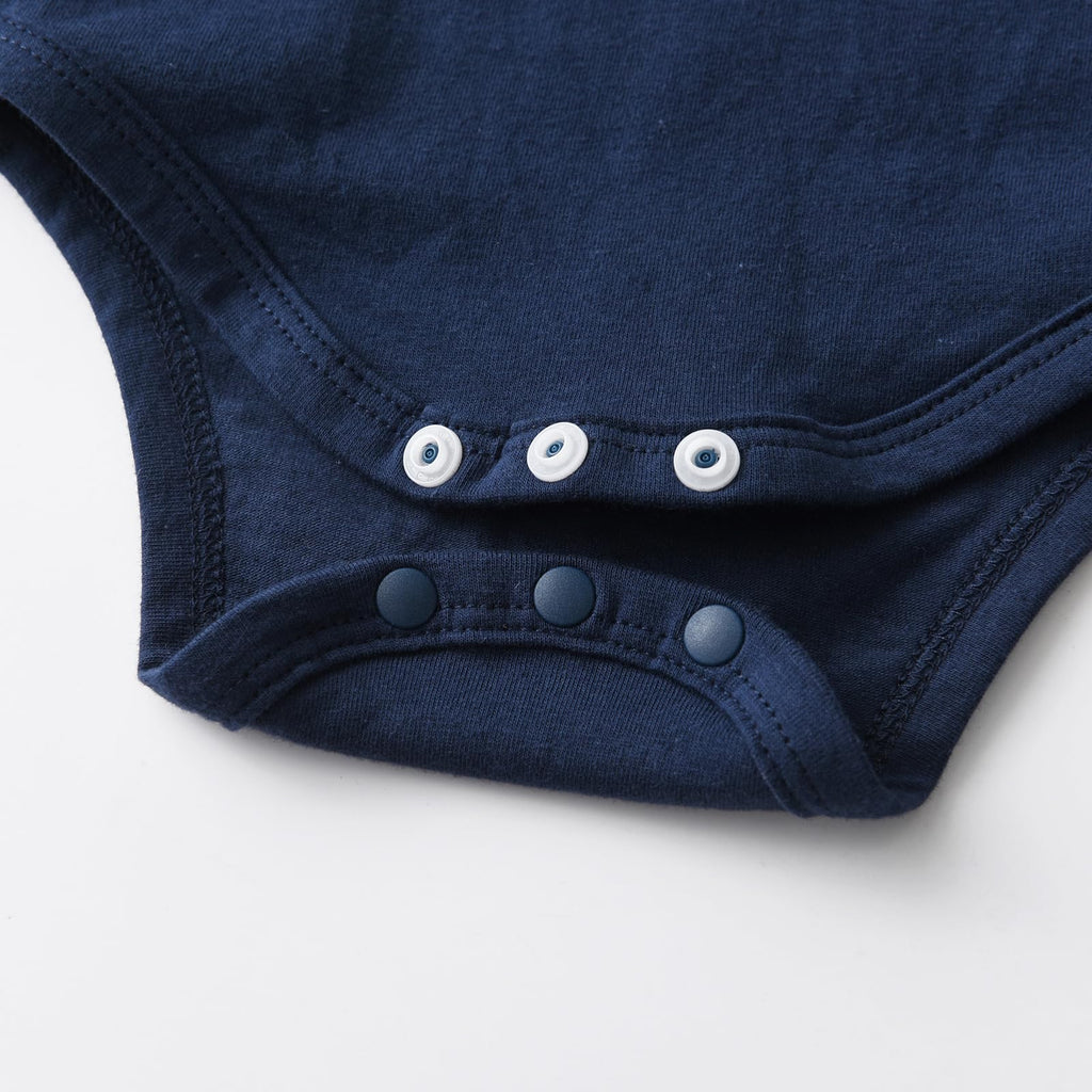 Newborn Infant Baby Boy Clothes Long Sleeve Little Brother Romper + Casual Pants + Hat 3PCS Outfits Set