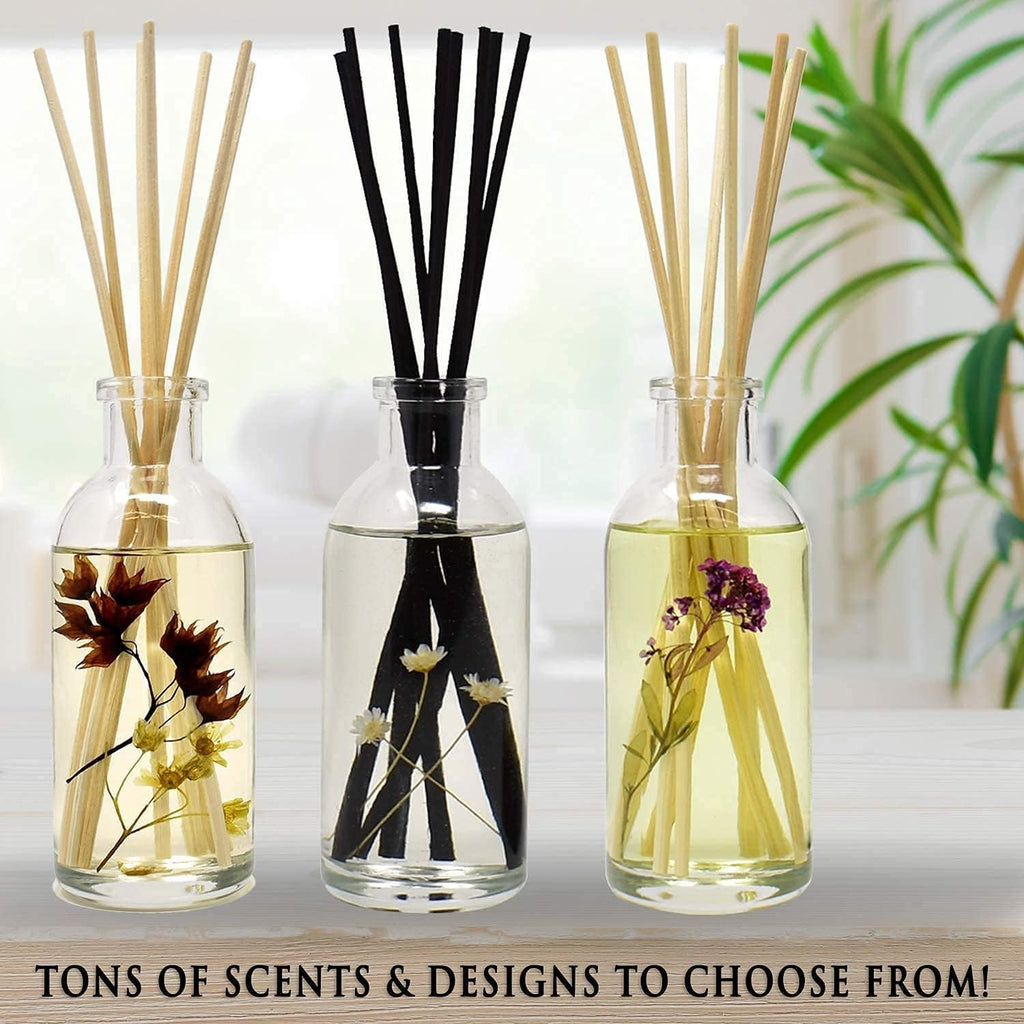 Eucalyptus & Sage Oil Reed Diffuser Refill | Eucalyptus, Sage, Mint, Lime and Cedarwood| Includes a Free Set of Reed - Set of 4
