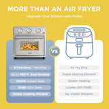 Neo 12.7 Quarts Compact Air Fryer Toaster Oven Combo with Air Fry, Toast, Pizza, Broil, Bake, and Reheat Functions
