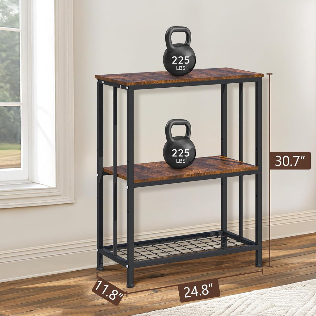 10-20 Gallon Fish Tank Stand, 3-Tier Metal 20 Gallon Aquarium Stand