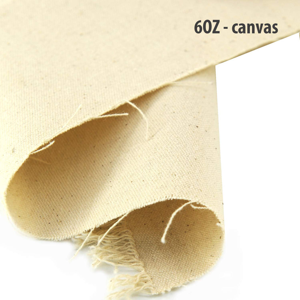 6OZ Cotton Duck Canvas Sewing & Crafting, Drop Cloth By The Yard (Natural)