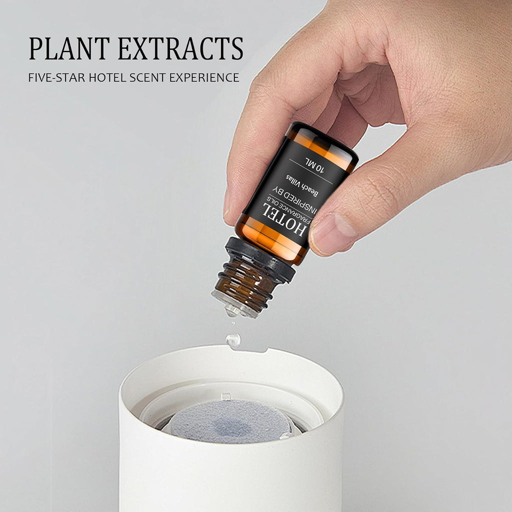 Hotel Collection Diffuser Essential Oil Gift Set,Hotel Scents,Stress Relief Air Freshening,My Way,The Beach Villas - Set of 10