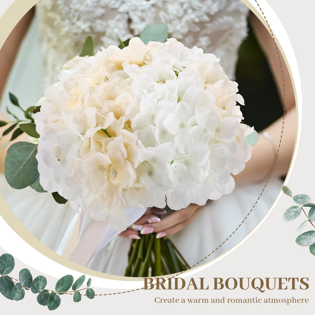 200 Pcs White and Champagne Artificial Bulk