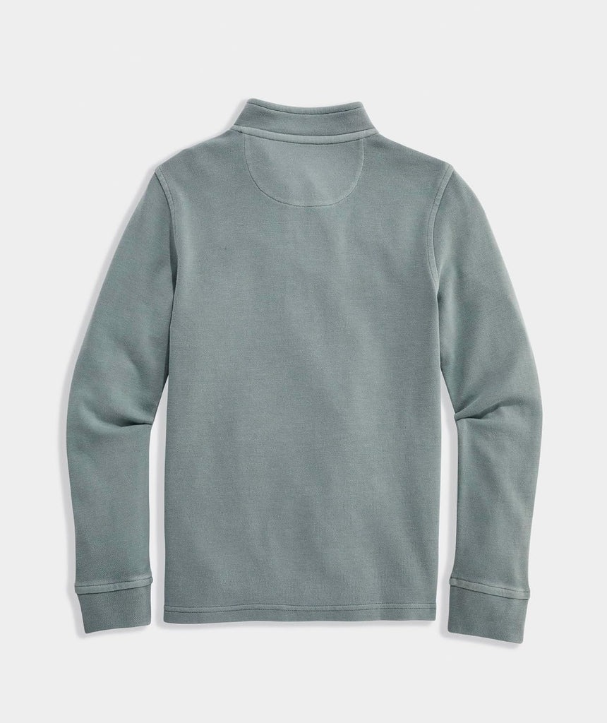 Boys' Coastline Garment Dyed Quarter Zip