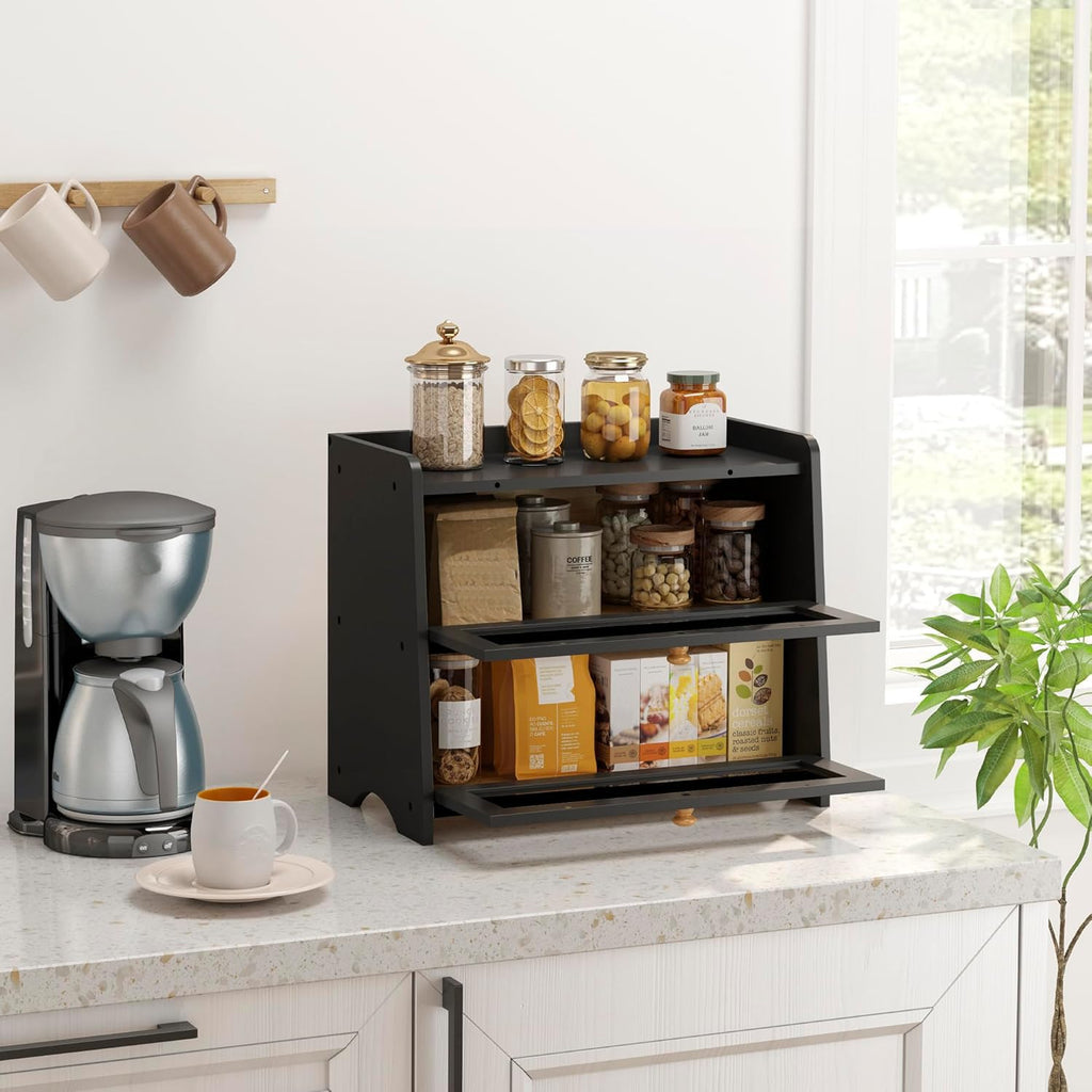 Double Layer Container Countertop Homemade Bread