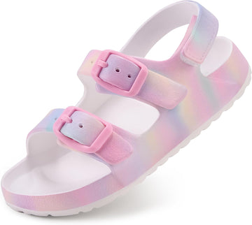 Toddler Girls Sandals Adjustable Buckle Open Toe Sandal