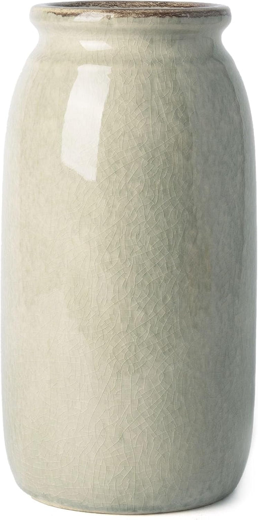 Rustic Large Green Vase