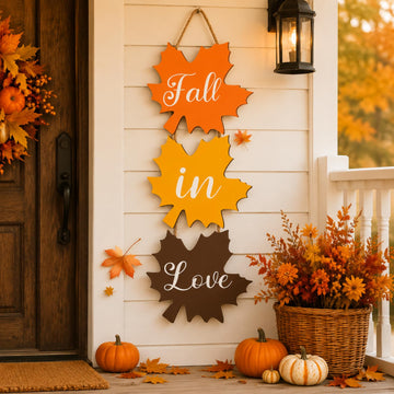 Fall in Love Wooden Sign, Fall Decorations Decor