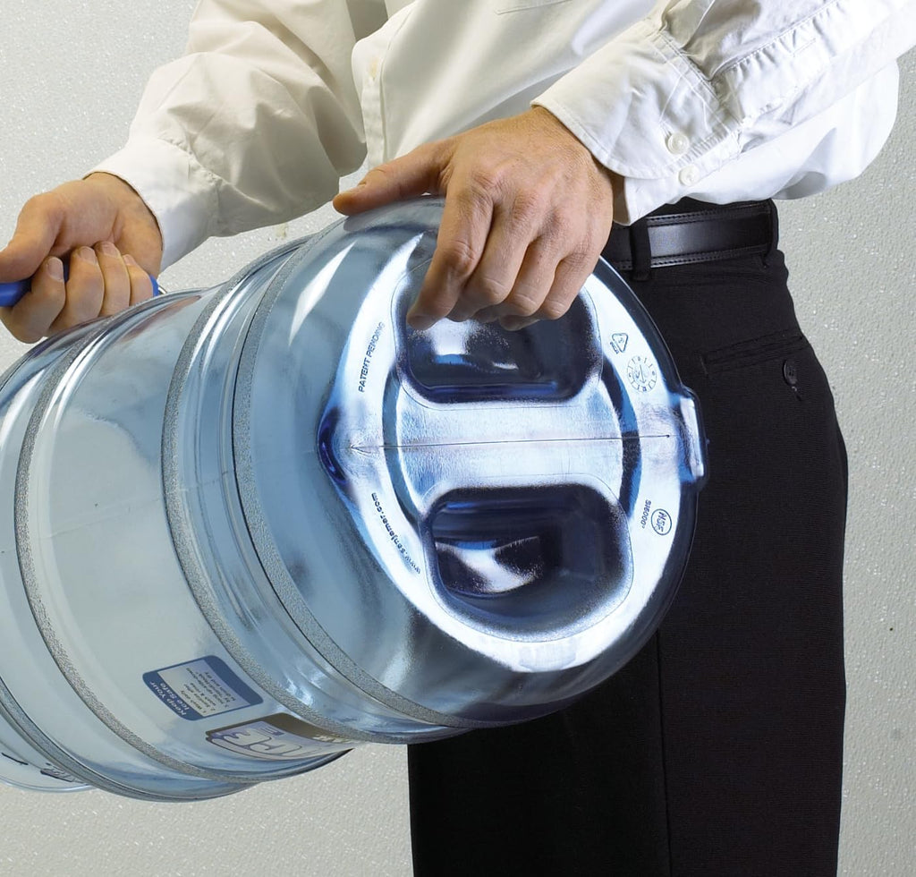 Ice Bucket, Saf-T-Ice, 6 Gallon, Tri-Grip Handle and Hook, Blue