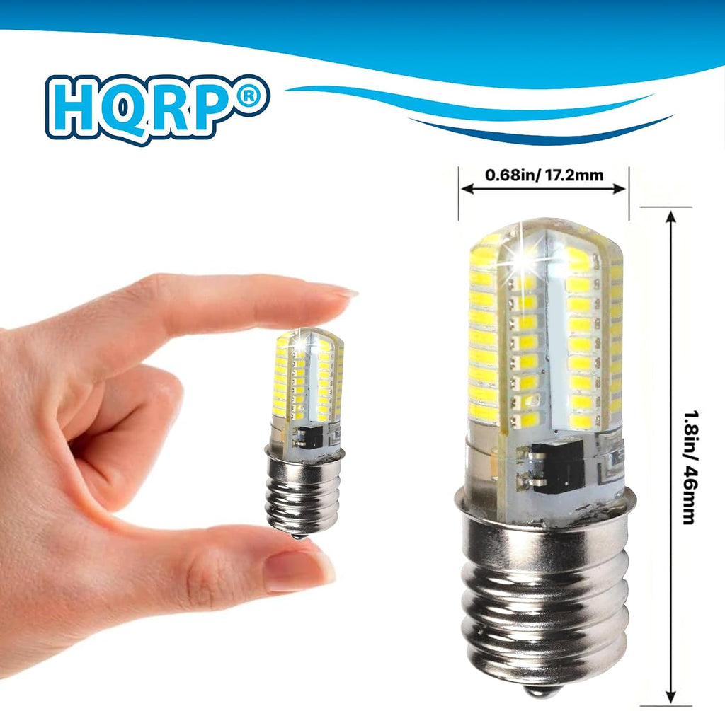 E17 Base 72 SMD 3014 Silicone Crystal LED Bulbs Dimmable 110V Warm White Compatible