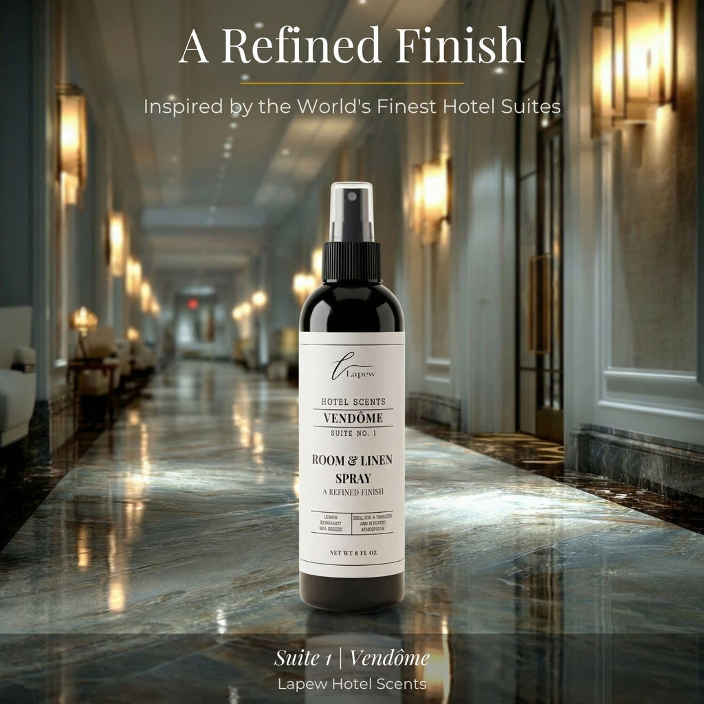 Hotel Scents Luxury Room Spray | Vendôme Suite 1 | Inspired by the Ritz-Carlton | Linen Spray Air Freshener & Fabric - Set of 8