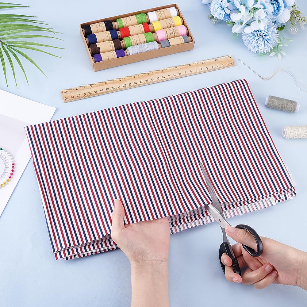 57 inch x 1 Yard Cotton Stripe Fabric Red/White/Blue