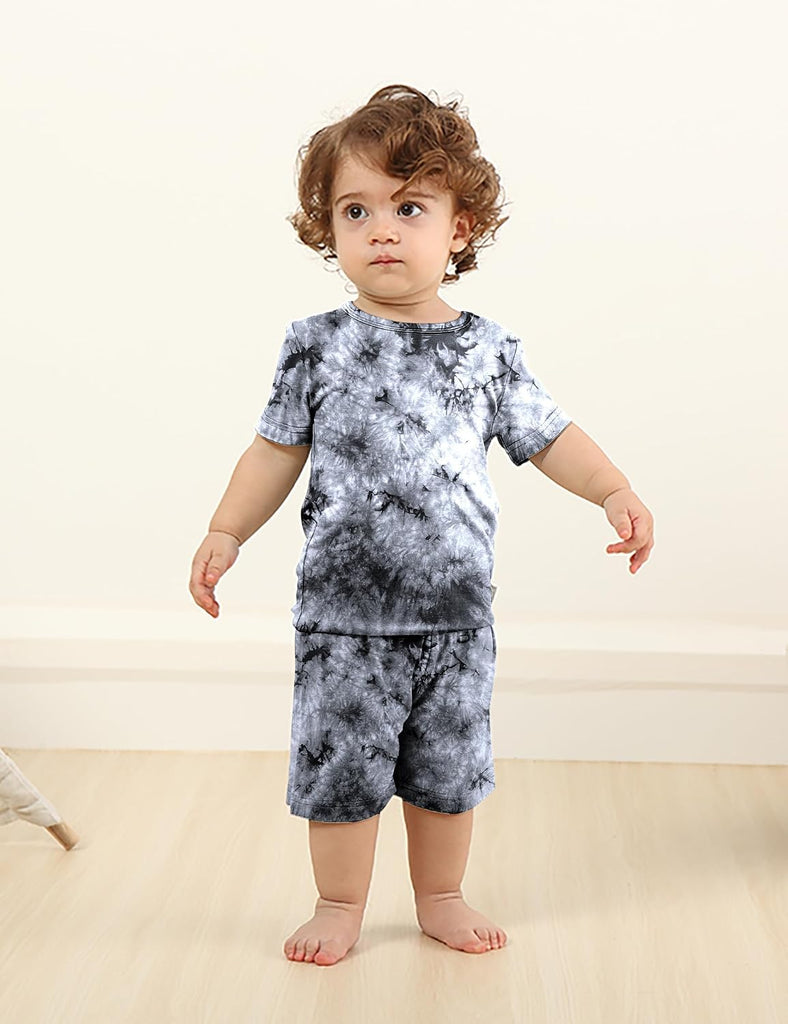 Boys Girls Bamboo Rayon Pajamas Set Kids Sleepwear