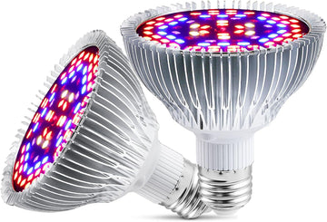 Full Spectrum 50W Led Grow Light Bulb for Indoor Plants, Vegetables and Seedlings, LED Plant Light Bulb