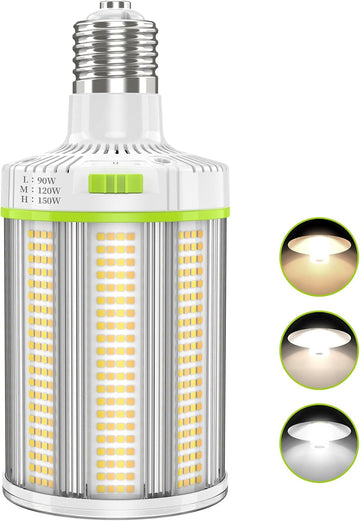 E39 480V LED Corn Light 150W/120W/90W Adjustable Corn Bulb E39 Mogul Base