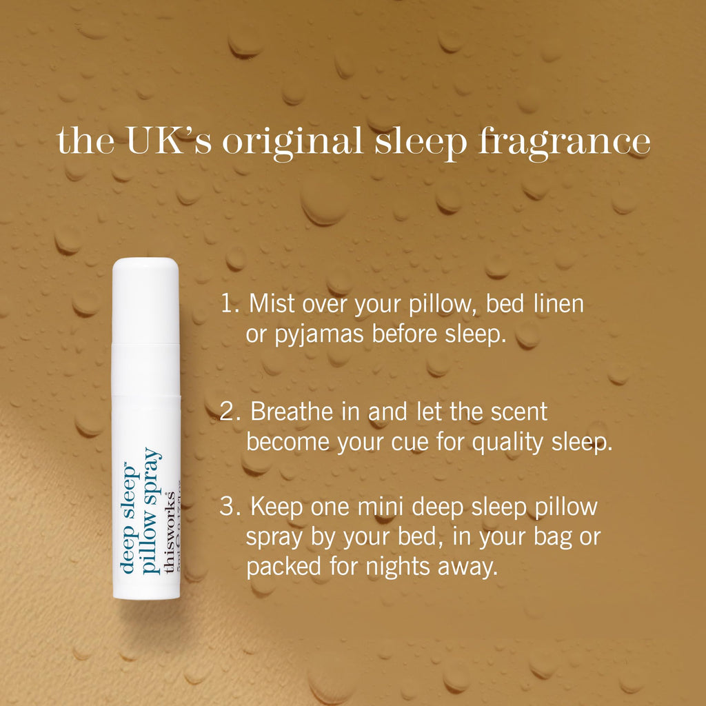 Sleep Club Gift Set - Travel Size Deep Sleep Mini Pillow Sprays, 5 x 5ml