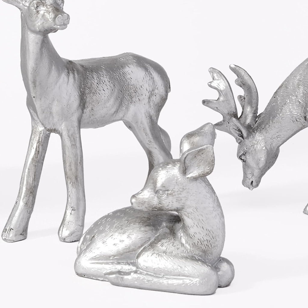 Christmas Decoration Reindeer and Tree Figurines Table Decor