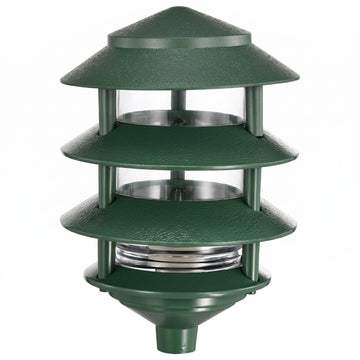 SF77/324, Outdoor Pagoda Landscape Path Light, Landscape Light, Green