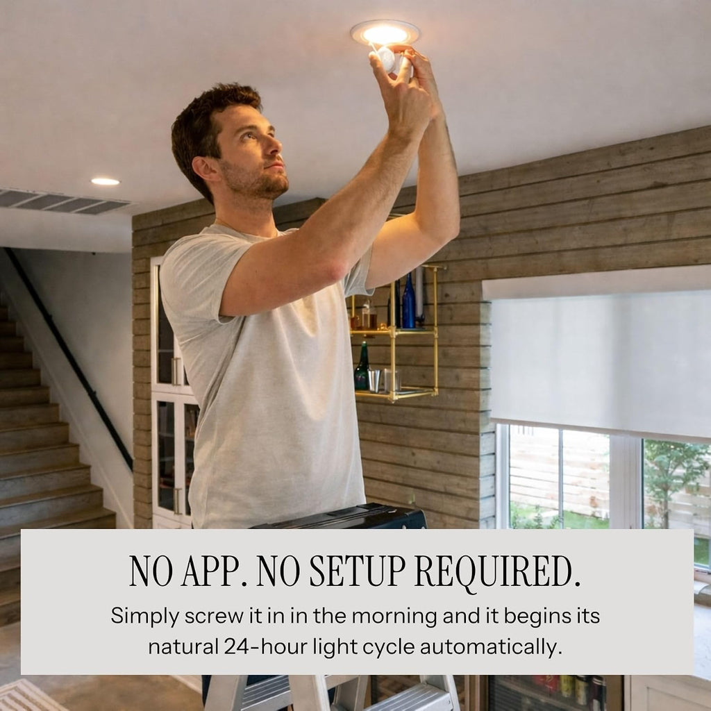 Sanarē Home Circadian LED Light Bulb | PAR20, 6W, 5-CCT Tunable (1800K-5700K), Dimmable