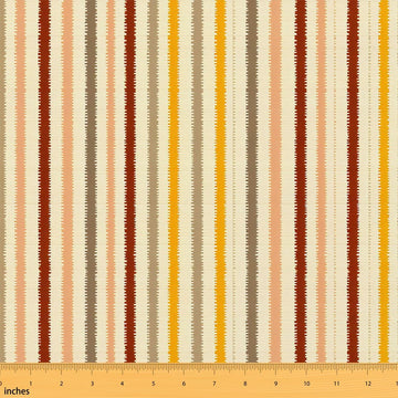 Corlorful Stripe Fabric by The Yard Rainbow Stripes Soft