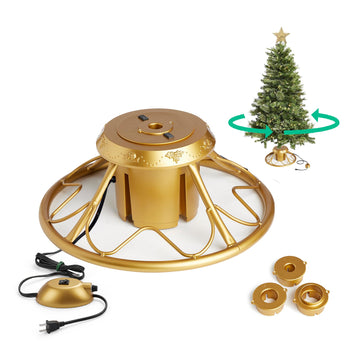 360 Degree Rotating Christmas Tree Stand for Trees up to 9ft