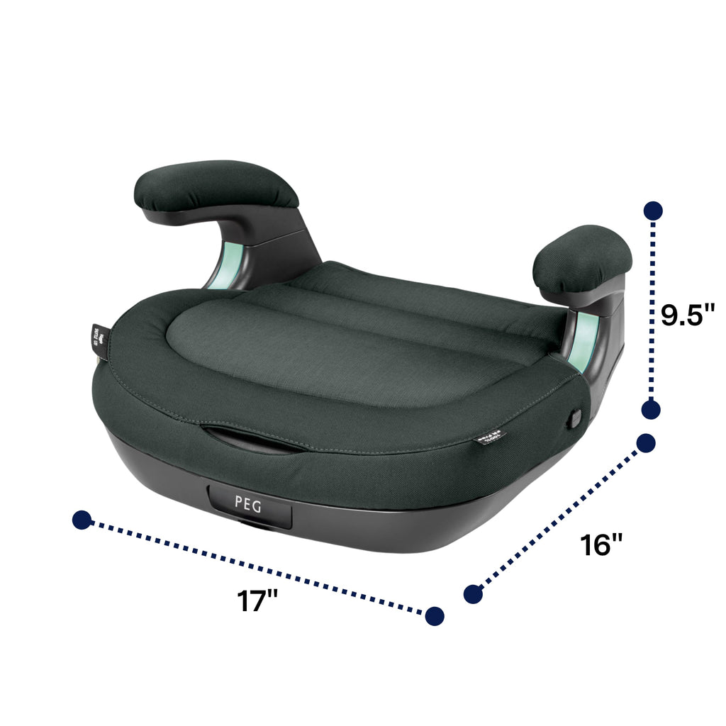PEG Viaggio Shuttle - Backless Booster Car Seat - Licorice (Black)