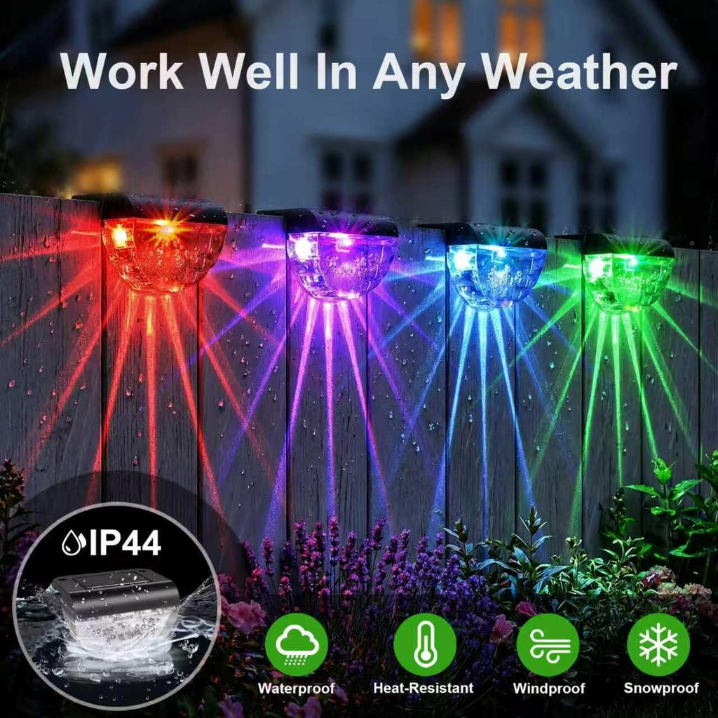 16 Pack Solar Deck Lights Outdoor, Solar Step Lights Waterproof for Outside, Yard, Patio, Garden, Pool, Railing