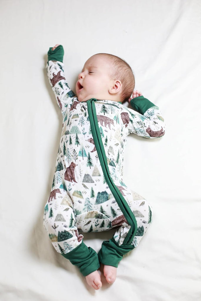 Pajama for Baby Boys & Girls - Viscose from Bamboo Sleepwear, Way Zipper