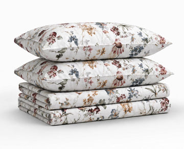 Deep Pocket King Sheet Set - 300 Thread Count Cotton Sateen Sheets with 22-Inch Extra Deep Pockets, Oeko-Tex