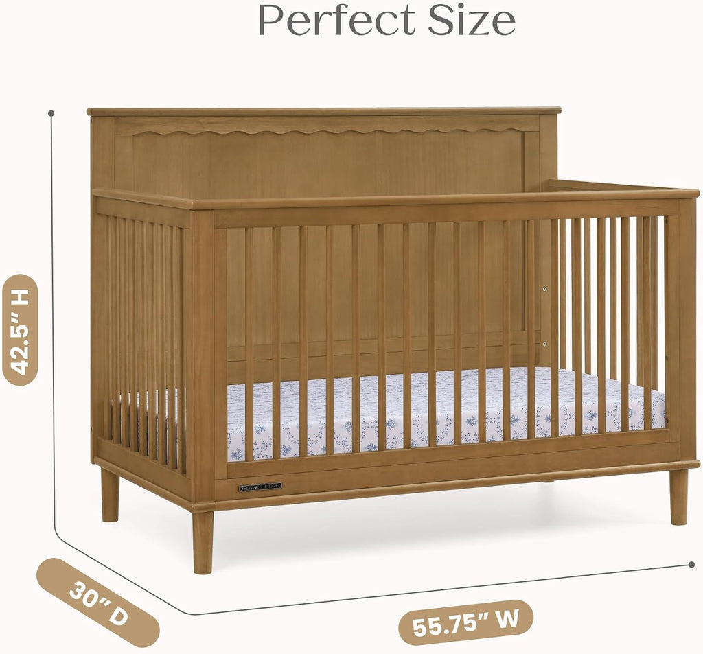 Penelope 6-in-1 Convertible Crib - Greenguard Gold Certified, Acorn