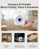 Dehumidifier for Bathroom with Color-Changing Beads, Rechargeable Small Dehumidifier for Closet