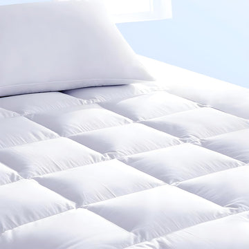 Queen Mattress Topper and Pad Cover Extra Thick Luxury Down Alternative Pillow Top Cooling Bed Topper Ultra Plush and