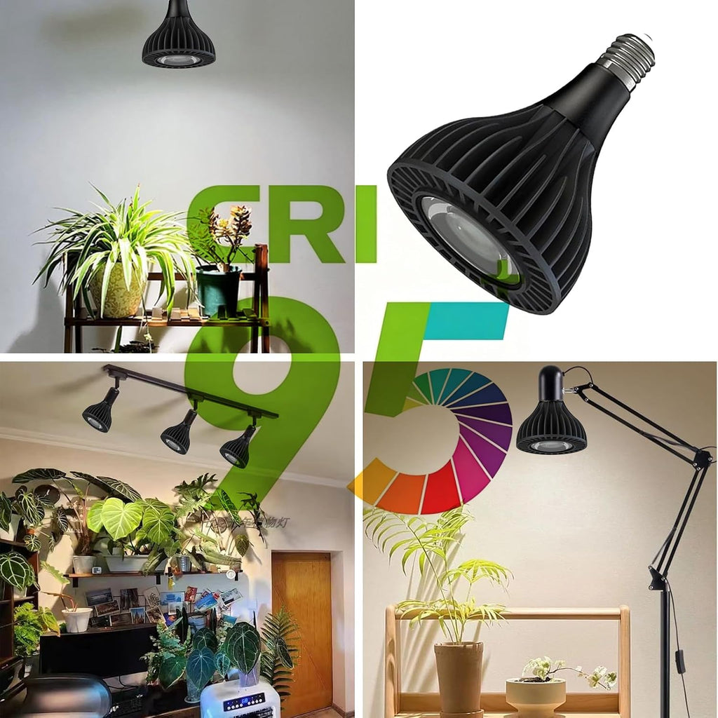 PAR38 LED Flood Light Bulb Dimmable, 35W 3300 Lumens 300W Equivalent 6000K Cold White, COB LED Outdoor Spotlight,E26