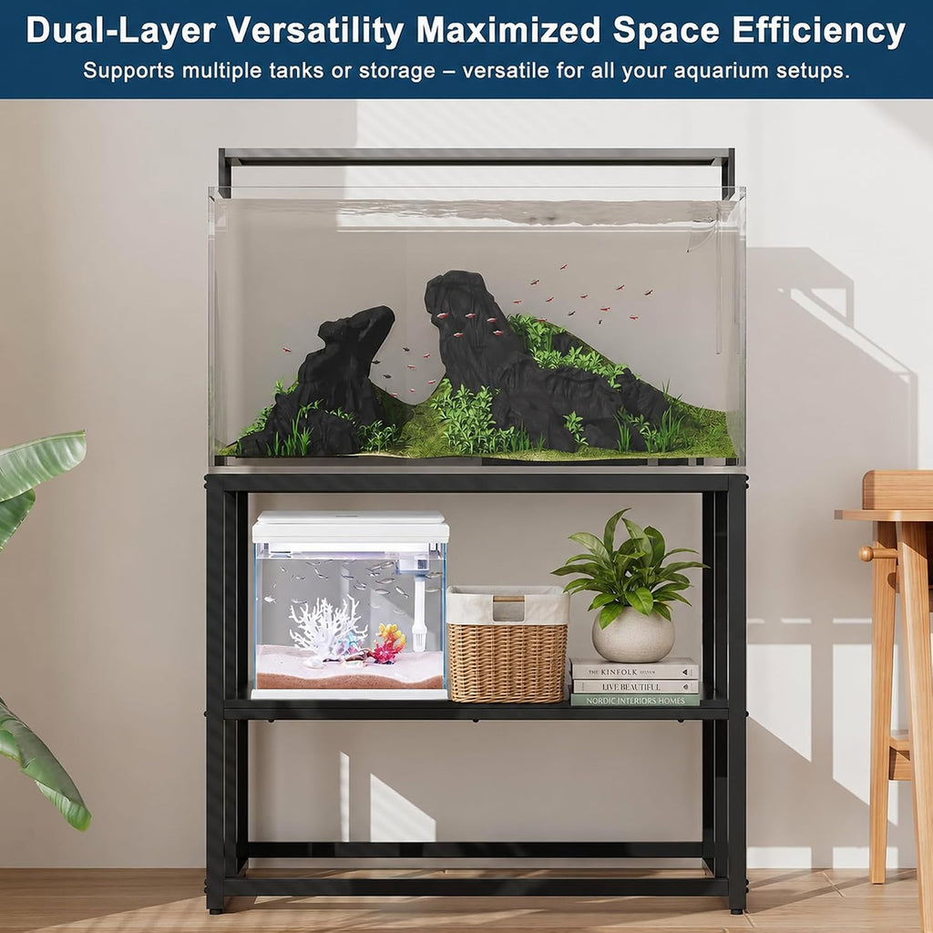 40 Gallon Metal Fish Tank Stand, Aquarium & Terrarium Stand