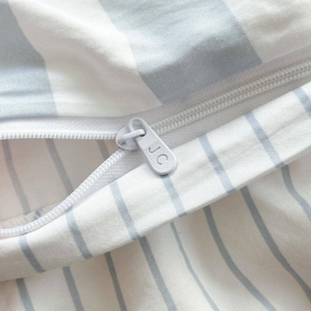 Striped Duvet Cover Set Blue White Striped Bedding Set