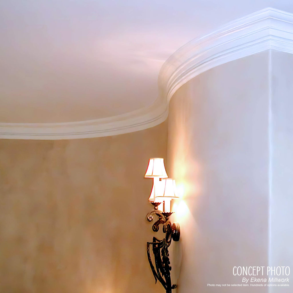 4 1/4"F x 9/16"T x 144"L Crown Flexible Moulding
