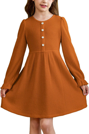 Fall Dress Kids Knit Dress Birthday Party Holiday Dresses